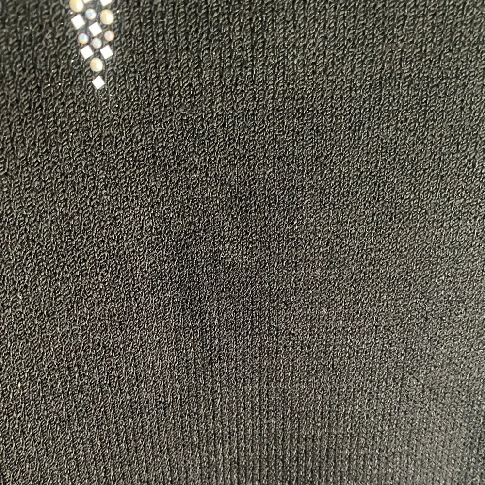 St. John Black Midi Dress with Crystal embellishments - Picture 7 of 7